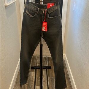 Diesel Black Straight Jeans Classic Style